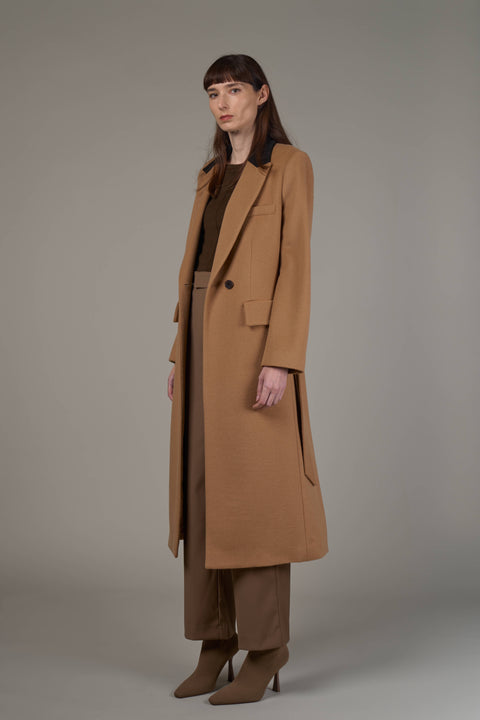JLW001B Oslo Tailored Coat-Camel&Black