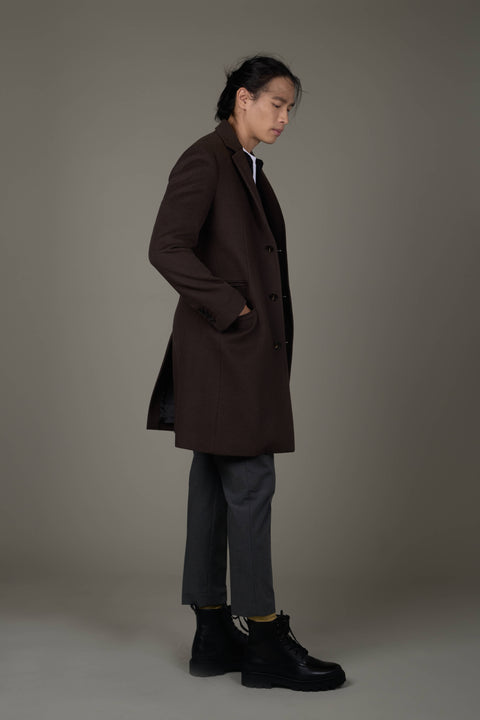 JLM001-Monza Tailored Wool Men's Overcoat