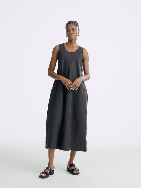 LT26058 Sleeveless Dress with Back Tie