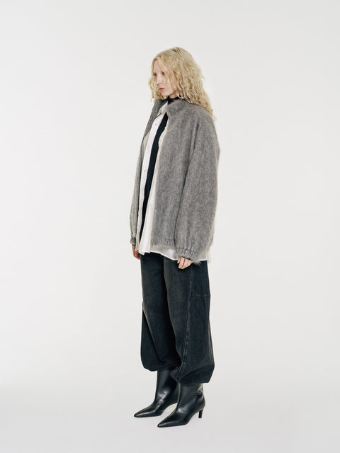 Rui Brushed Wool-Cashmere Bomber