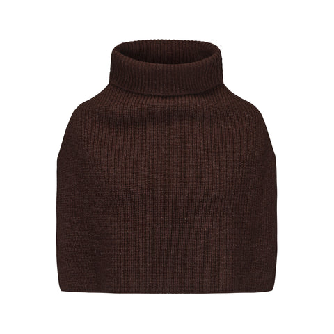 CZ25054 Wool Neck Warmer Espresso