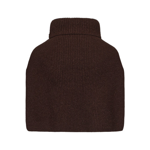 CZ25054 Wool Neck Warmer Espresso
