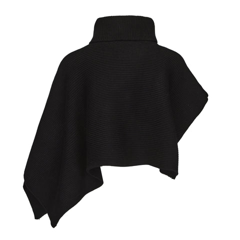 CZ25056 Asymmetrical Rib-Knit Merino Wool Neck Warmer
