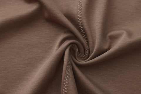 CZ25012 Etoupe Grey Embroidered Tee