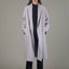 JLW011-Orsay Wavy Coat-Silver Grey