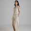 TR2418 Aria Cotton-linen Wide-leg Pants