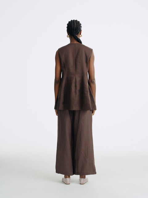 LT26053 A-Line Button Vest