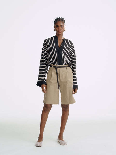 LT26060 Silk Striped Shirt