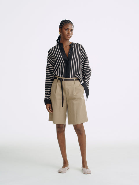 LT26060 Silk Striped Shirt