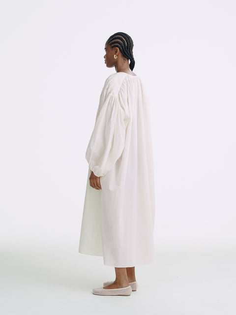 LT26057 Tie Front Maxi Blouse