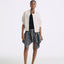 LT26063 Linen Bomber Jacket