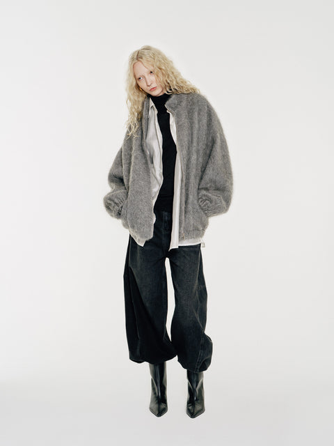 Rui Brushed Wool-Cashmere Bomber