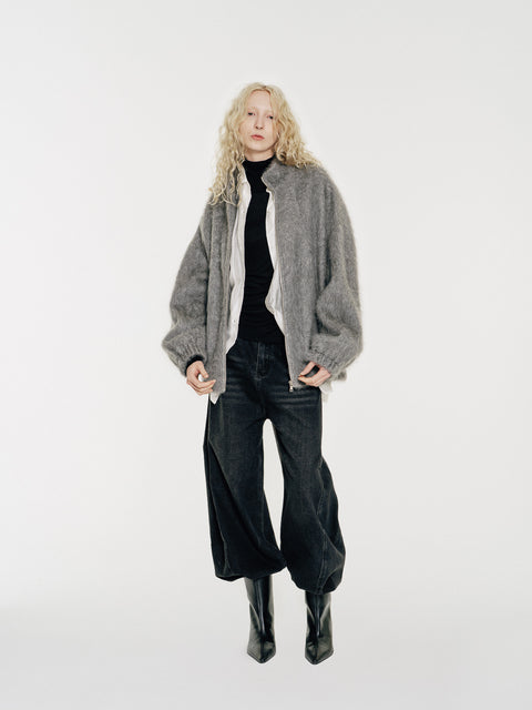 Rui Brushed Wool-Cashmere Bomber