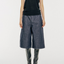 LT25112 Wide-Leg Denim Culottes