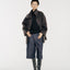 Arden Brushed Wool-Cashmere Coat Charcoal