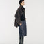 Arden Brushed Wool-Cashmere Coat Charcoal