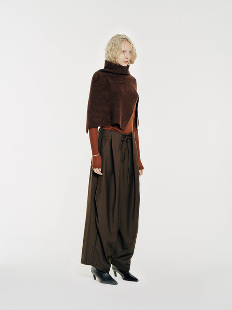 CZ25054 Wool Neck Warmer Espresso