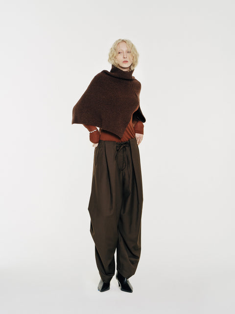 CZ25054 Wool Neck Warmer Espresso