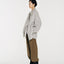 Sky Gray Vicuna Blended Coat