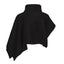 CZ25056 Asymmetrical Rib-Knit Merino Wool Neck Warmer