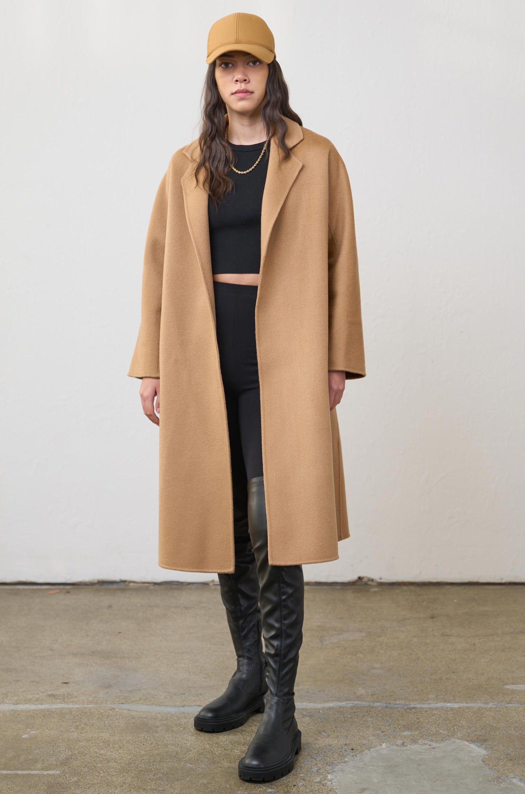 Mute by shop jl camel coat