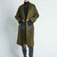 JL065D Hourglass Cashmere Belted Coat - Olive