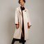 JL066B Vegan Leather-trimmed Coat in Cashmere